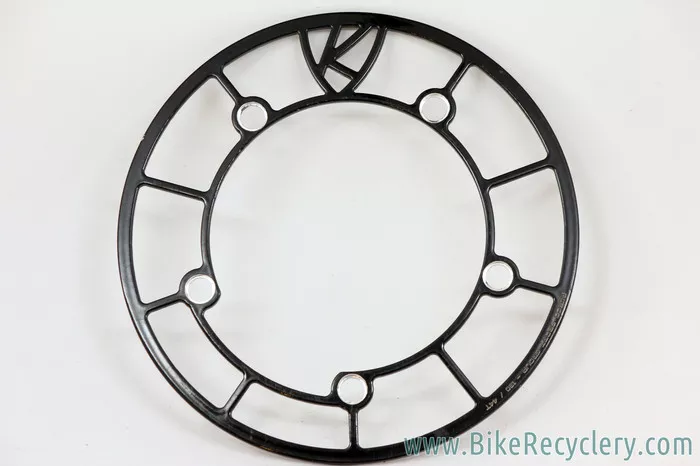 130mm BCD Chainring Guard: Black - 44t max - Black (near mint)