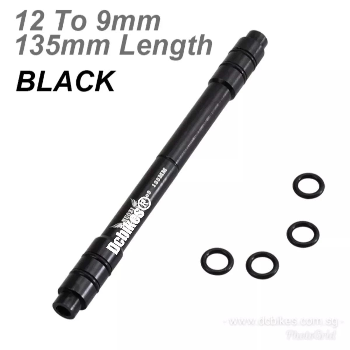 135mm X 12mm Rear Hub To 9mm QR Quick Release Adapter Conversion Kit