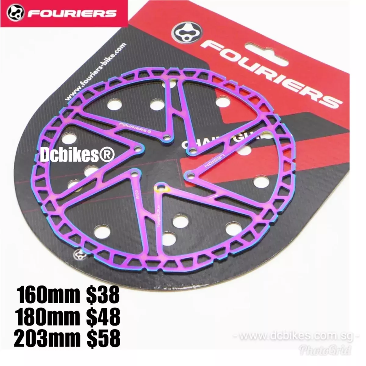 160mm | 180mm | 203mm Oil Slick Titanium Coating MTB Rainbow MTB Road Disc Brakes Rotor