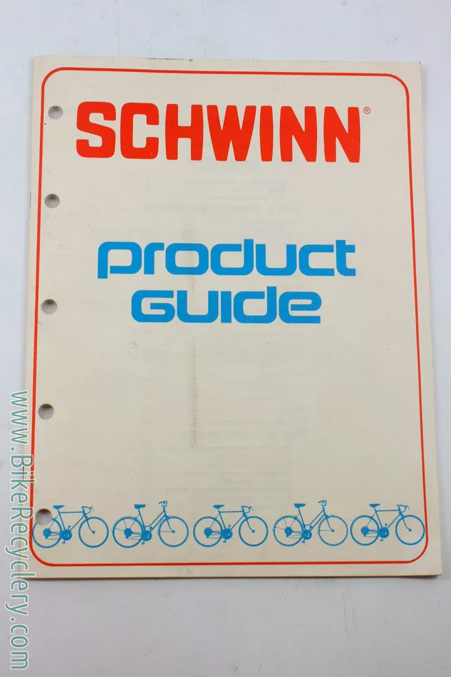 1975 Schwinn Product Guide / Sales Training Manual: 44 pages