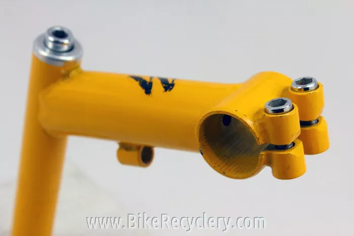 1980's Salsa (Novara) Quill Stem: Two-Bolt Clamp, Cable Stop Hanger, High Rise MTB 110mm x 25.4mm RARE