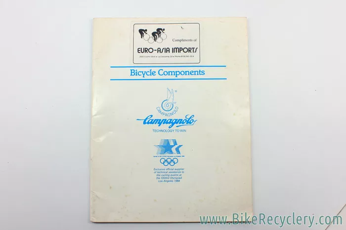 1982 Campagnolo Olympic Catalog (Near Mint w/ Cover Patina)