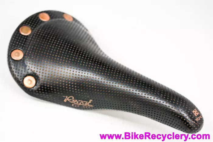 1989 San Marco Regal Girardi: Perforated Black Leather - Copper Rails/Rivets (Near Mint)