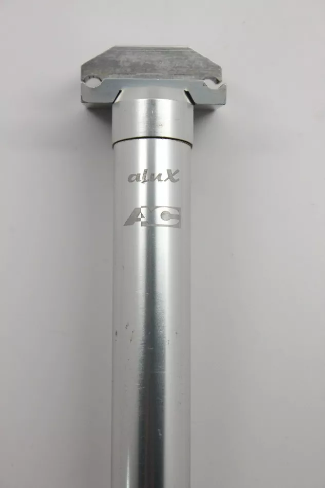 1990's Adventure Components Alux Seatpost: 27.0, Silver