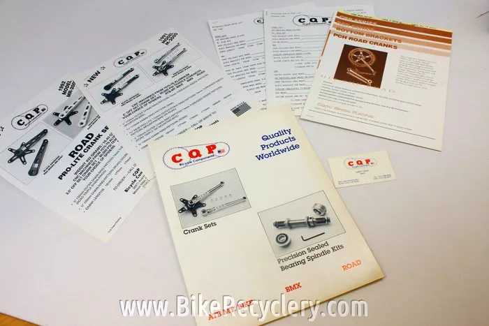 1990's Cook Brothers Racing & C.Q.P Catalog, Gary Cook Business Card