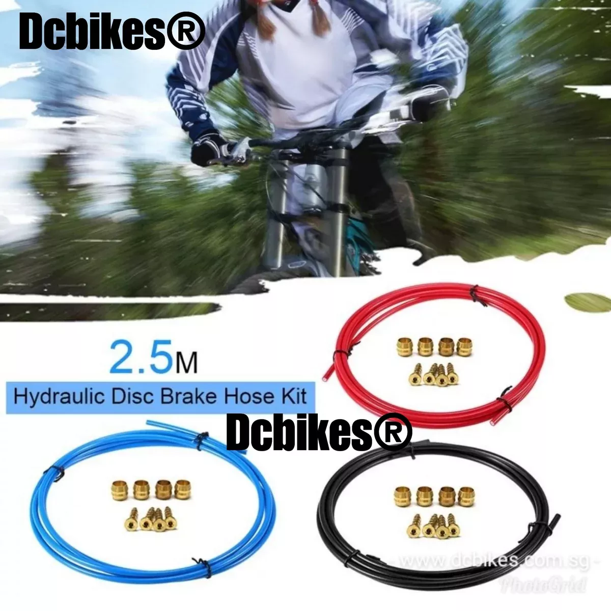 2.5 meters Bicycle Hydraulic Hose + BH59 Olive Insert Set