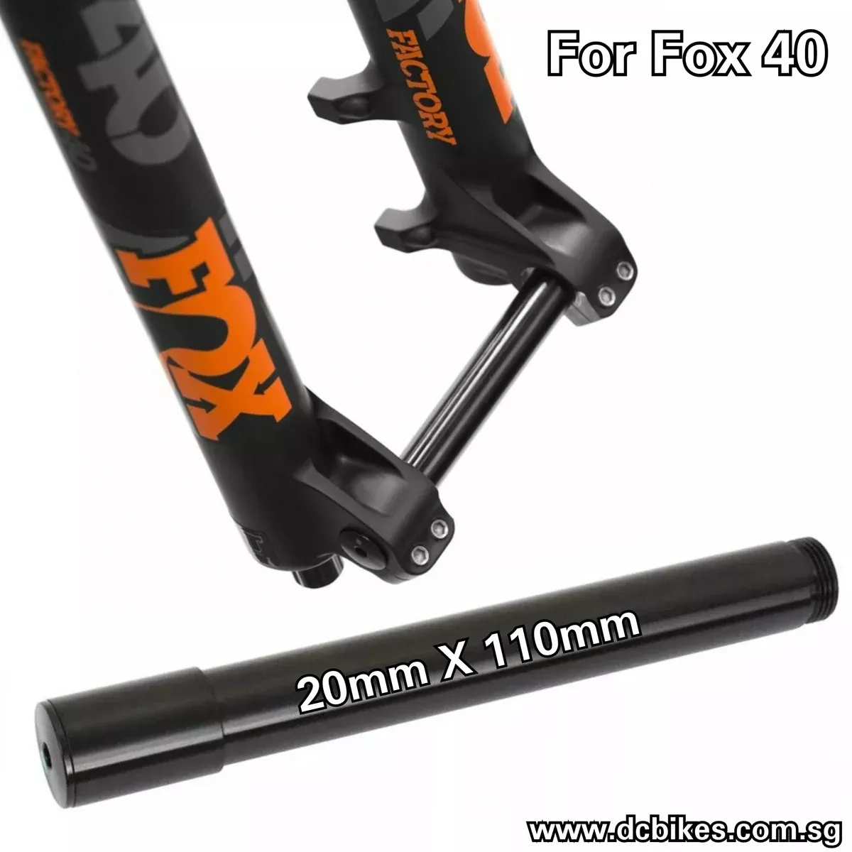 20mm X 100mm | 110mm Thru Axle For Fox 36 40 Fork