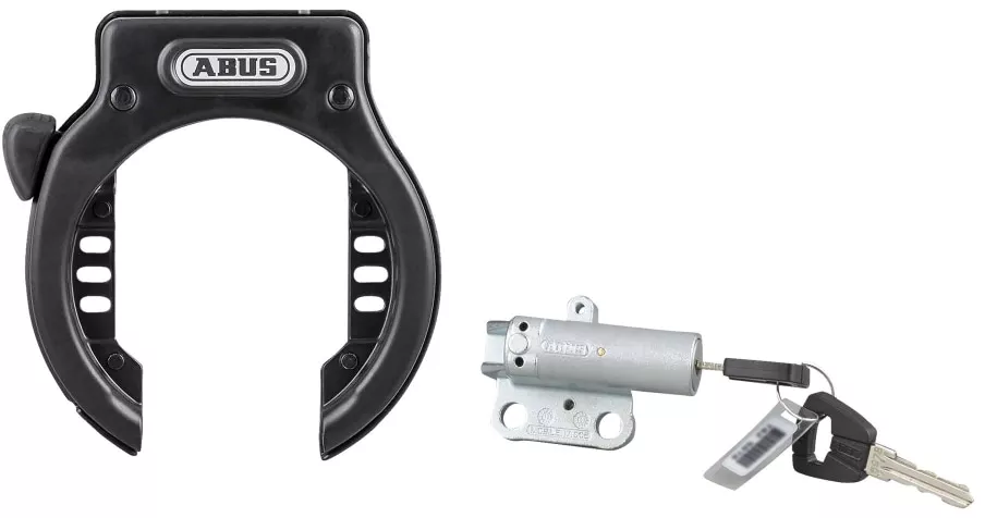 Abus 2023 4650L Retainable Ring Lock with RIB Battery Lock