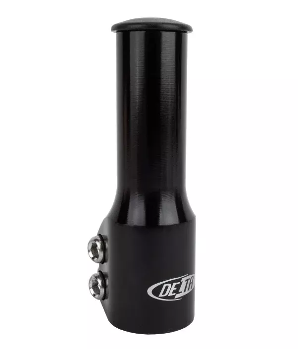 Delta Alloy Threadless Black 1 1/8 x 3.25 Inch Stem Raiser