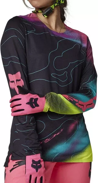 Fox Racing Women’s Flexair Long-Sleeve Jersey Lunar