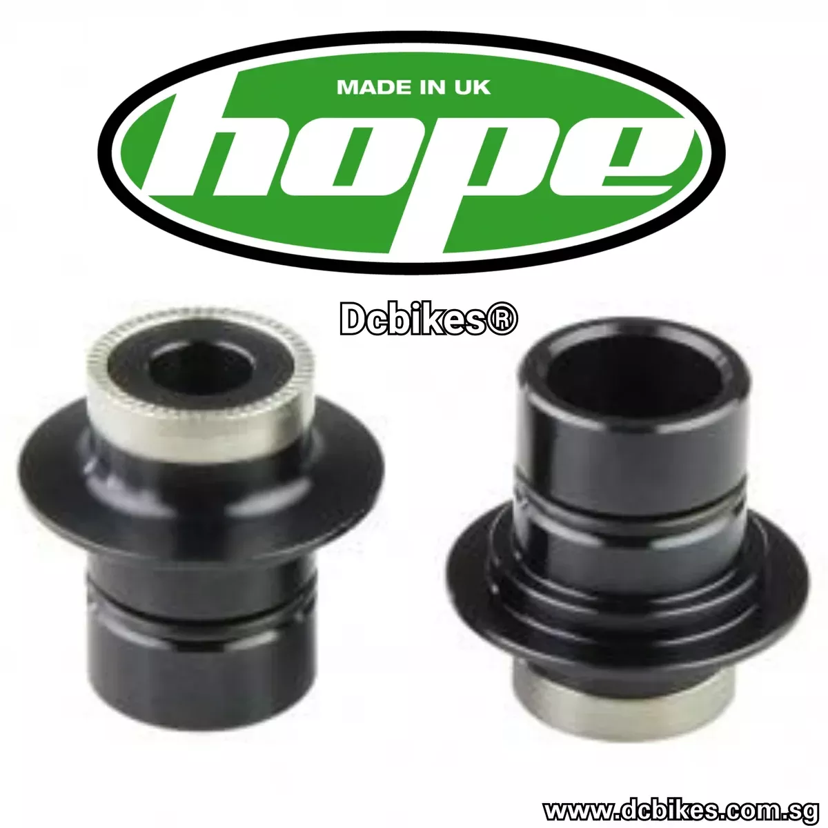 Hope Pro 2 | 4 Front Conversion Kit For DT Swiss Transverse Axle 10mm x 100mm - Hub 443
