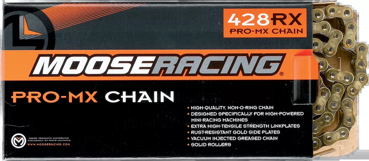 MOOSE RACING 428 RXP Pro-MX Chain - Gold - 116 Links M575-00-116