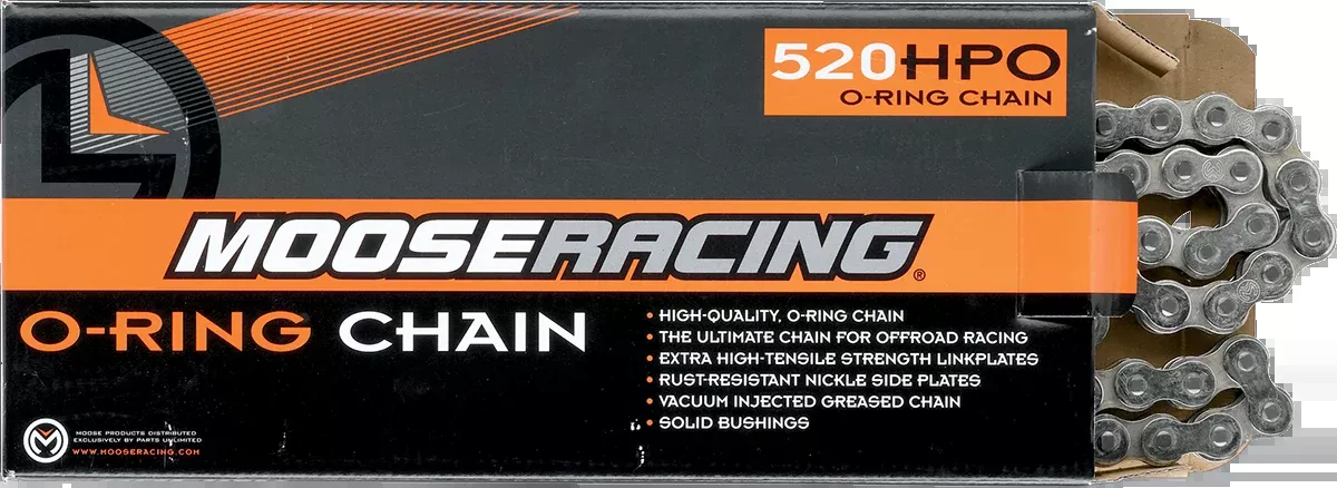 MOOSE RACING 520 HPO - O-Ring Chain - 100 PLT M573-00-100