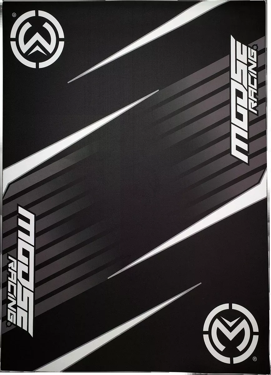 MOOSE RACING Absorbent ATV Pit Pad - Moose - Black HC160210ATVBK