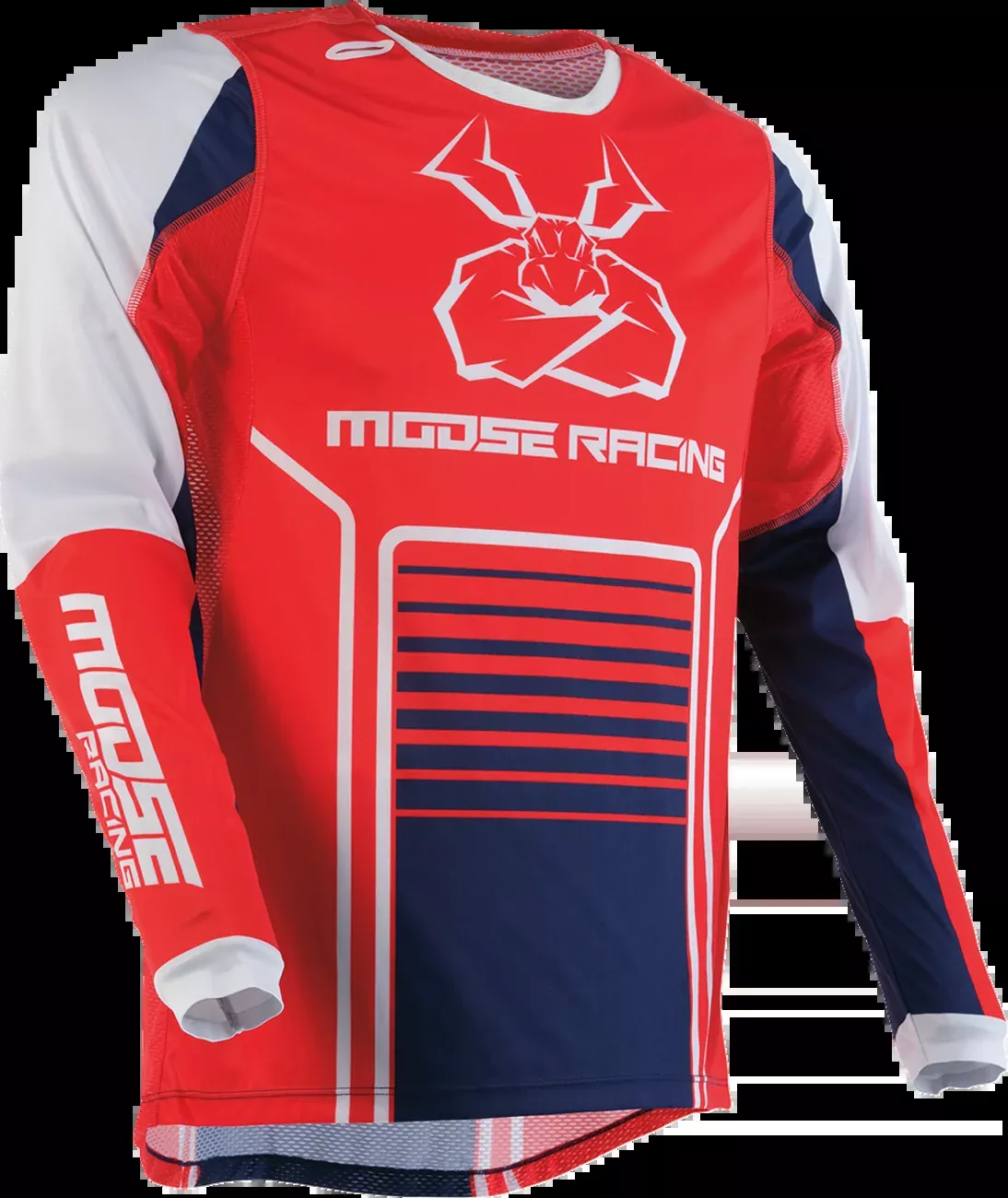 MOOSE RACING Agroid Jersey - Red/White/Blue - Medium 2910-7501