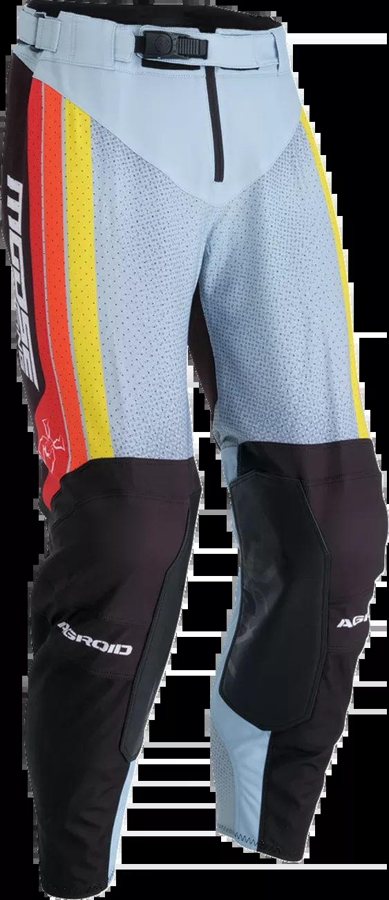 MOOSE RACING Agroid Pants - Gray/Yellow - 28 2901-10921
