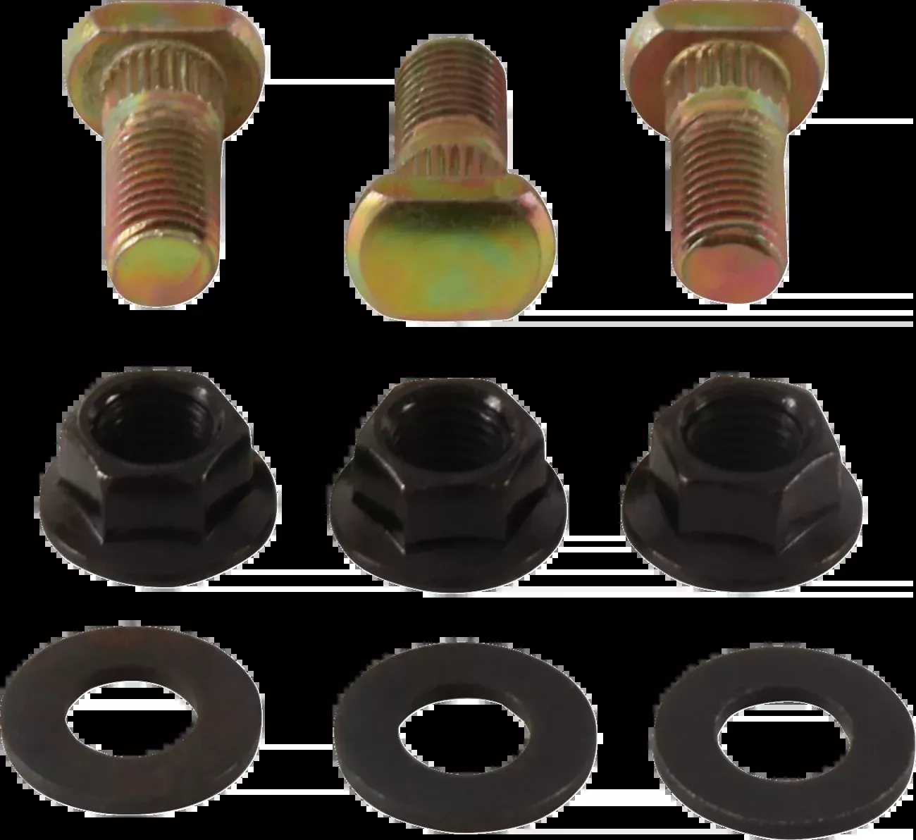 MOOSE RACING Wheel Stud/Nut Kit - Front/Rear - Suzuki 85-1055