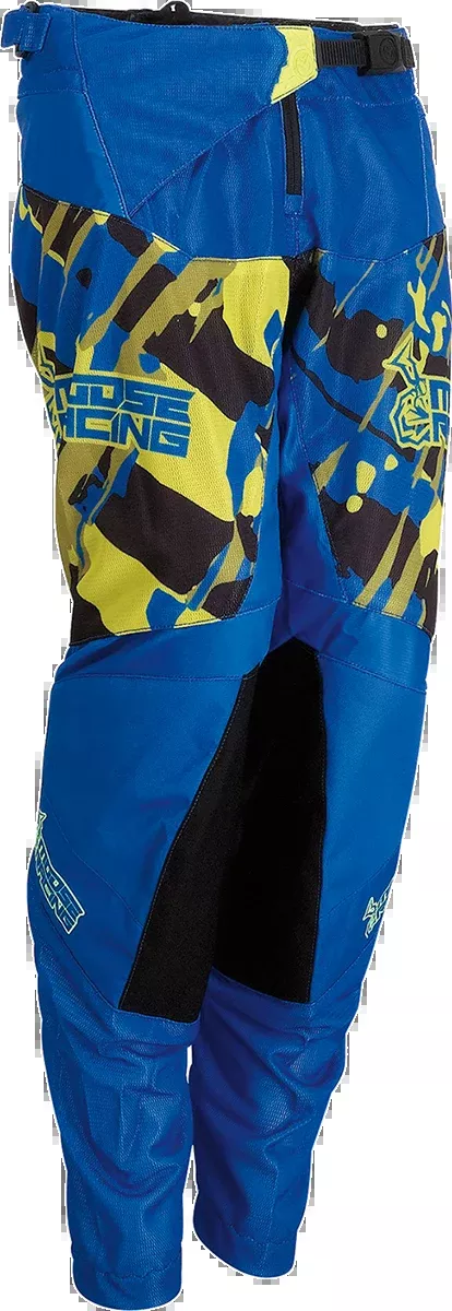 MOOSE RACING Youth Agroid Pants - Blue/Hi Vis - 20 2903-2166