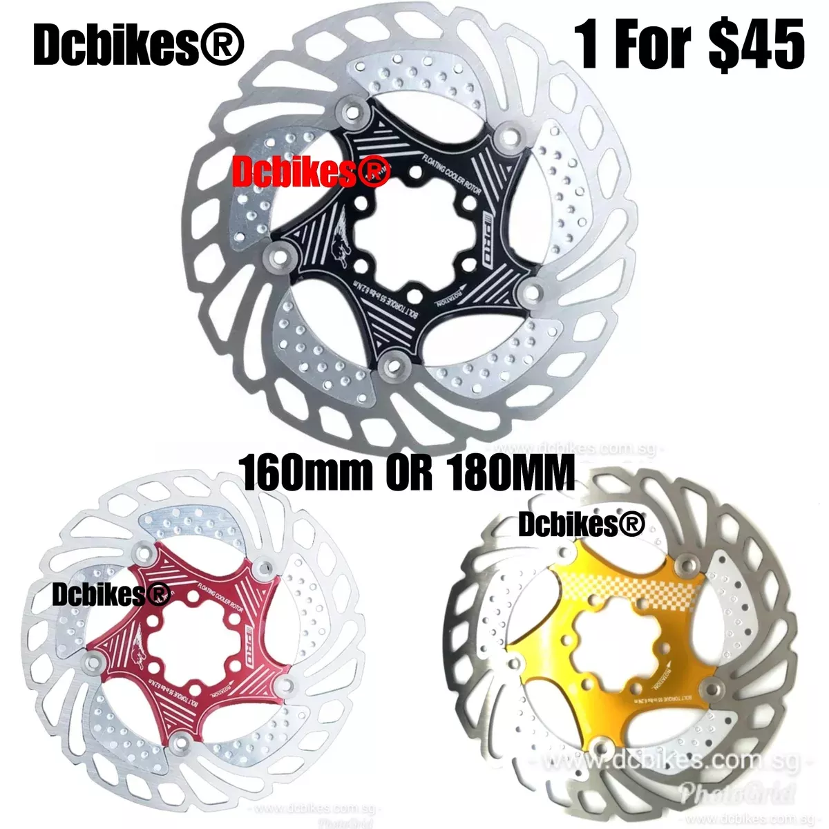 Prodisk Bicycle Floating Disc Brakes Rotor + 6 T25 Bolts
