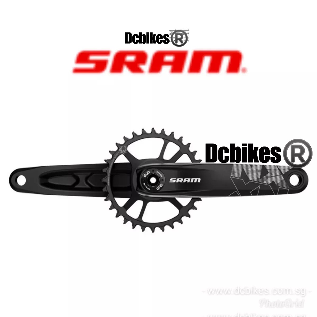 Sram 32T/34T NX Eagle DUB 12 Speed Crankset