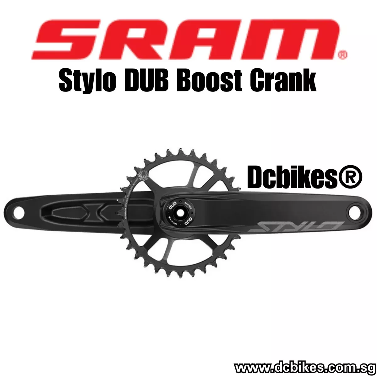 Sram 32T Stylo DUB 12 Speed Truvativ Eagle 1x12 | X-SYNC 3mm Boost 148 Crank