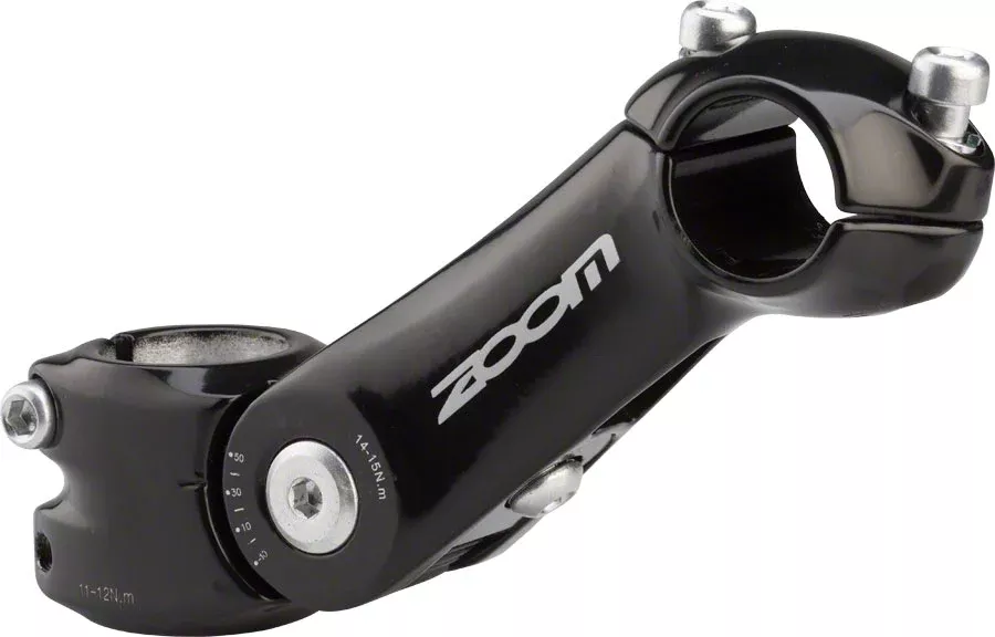 Zoom TDS-C297 125mm 25.4mm Clamp 1 1/8 Inch Adjustable Stem